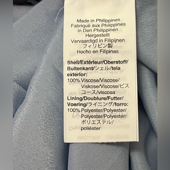 LINED floral pant, blue periwinkle. Zipper and button closure. Size 14. JCrew - Picture 6 of 7